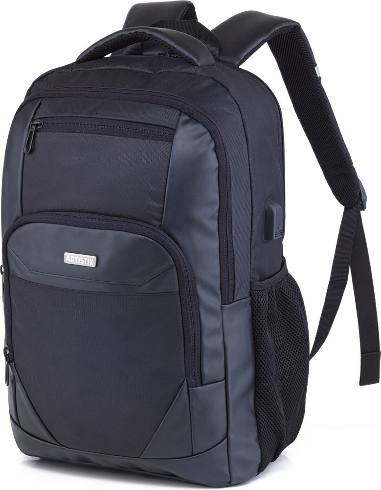 Artistix Multifunctional USB Charging Anti Theft Backpack For 15.6 Laptop Business Bag 32 L Laptop Backpack Black Price in India Flipkart