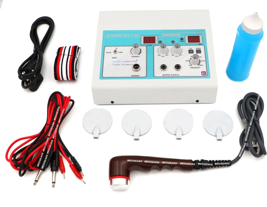 MEDGEARS Physiotherapy Machine Combination Electro Therapy Ultrasonic With  Tens for All Pain Relief With One Year warranty Physiotherapy equipment  Electrotherapy Device Price in India - Buy MEDGEARS Physiotherapy Machine  Combination Electro Therapy