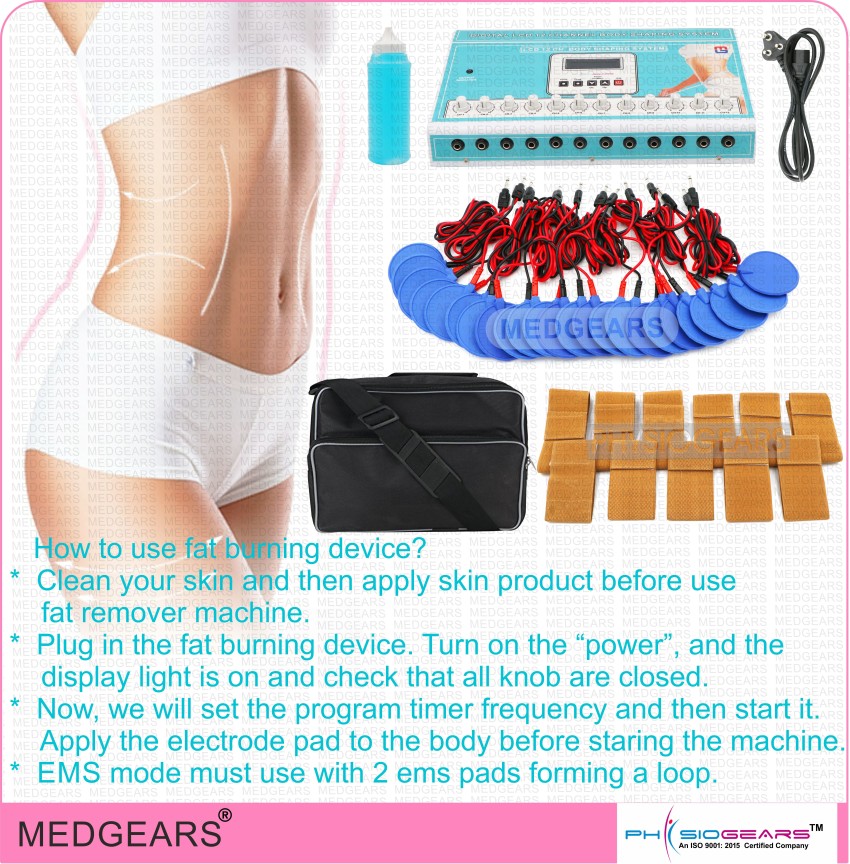 Electronic Muscle Stimulator Body Shaper 24 Pads Slimming Machine for Weight  Loss Fat Removal Body