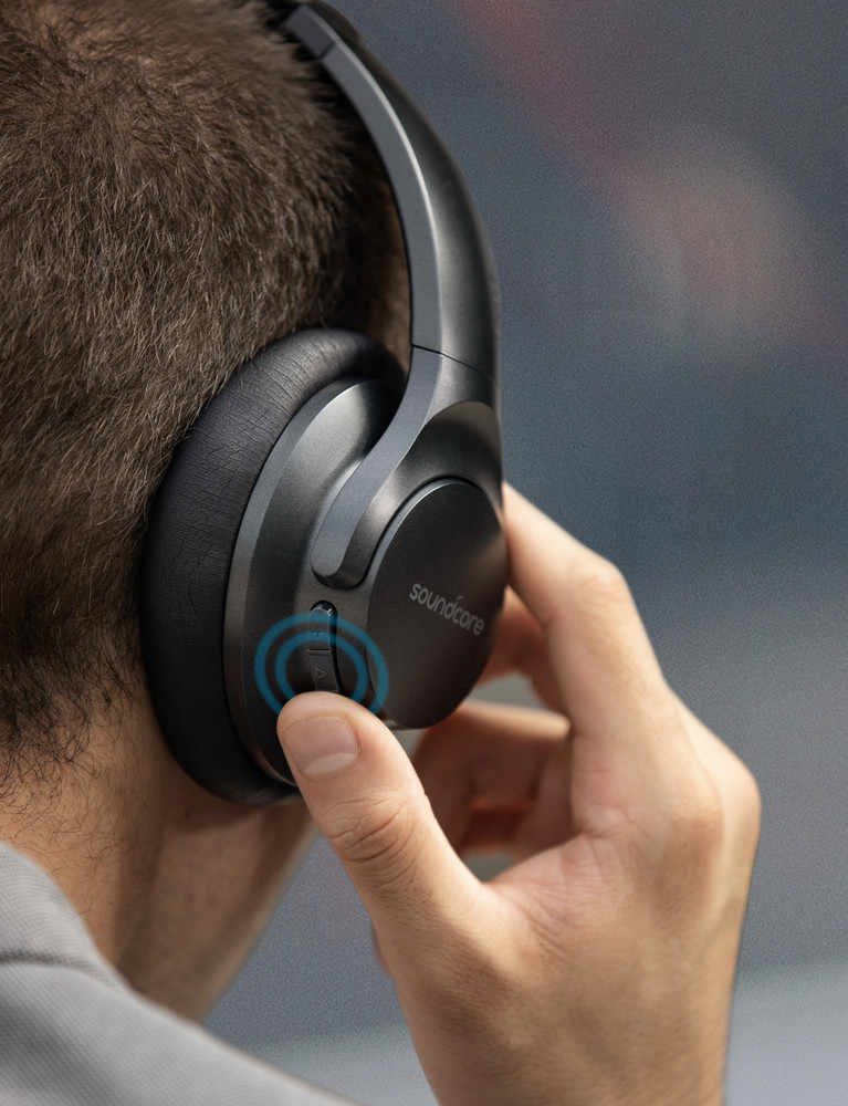 Soundcore by Anker Life 2 NC Active noise cancellation enabled