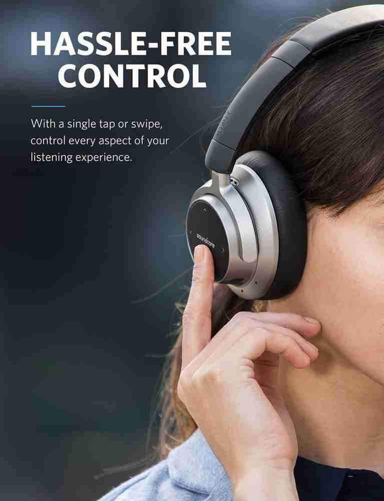 Soundcore by Anker Space NC Active noise cancellation enabled Bluetooth Headset