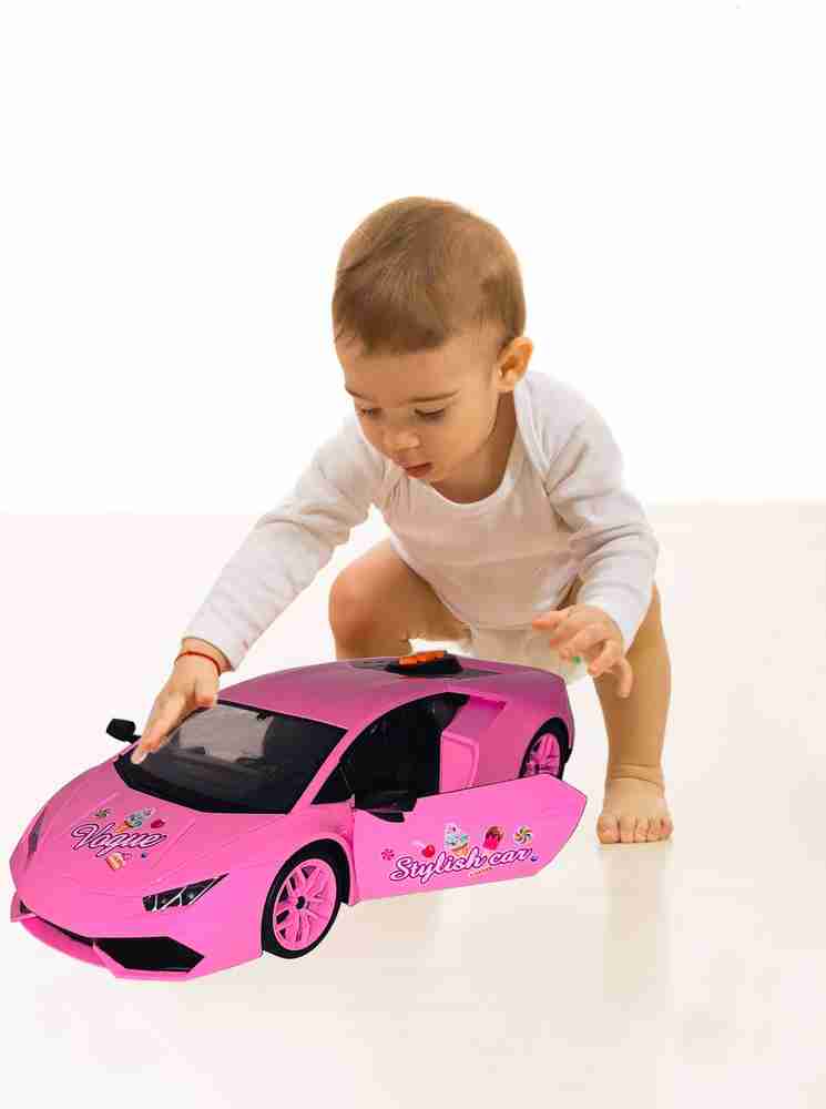 Miniature Mart UNBREAKABLE Big Size Lamborghini Toy Car with Push