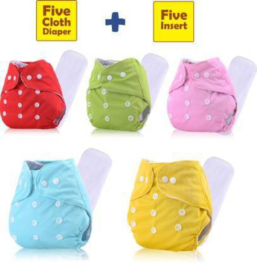 little monkeys Adjustable Size Reusable Baby Pocket Cloth Diapers