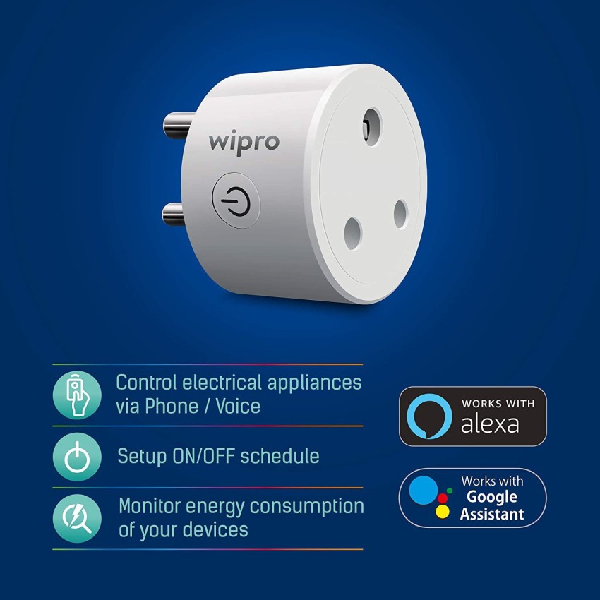 Wipro 10 Amp Smart Plug Smart Plug Price in India - Buy Wipro 10