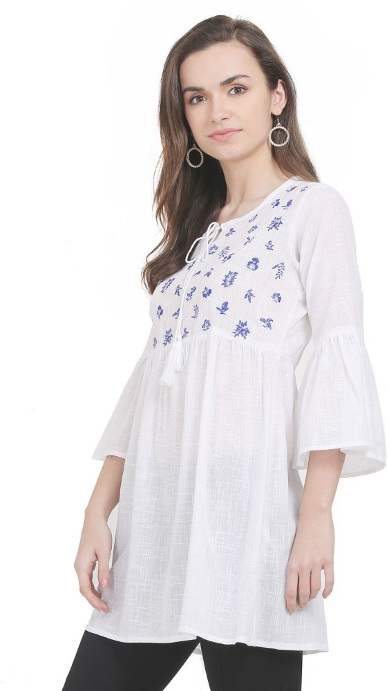 Buy White Tops for Women by SAAKAA Online