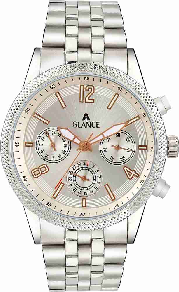 Aglance 1734SM01 silver Chronograph Analog Watch For Men Buy