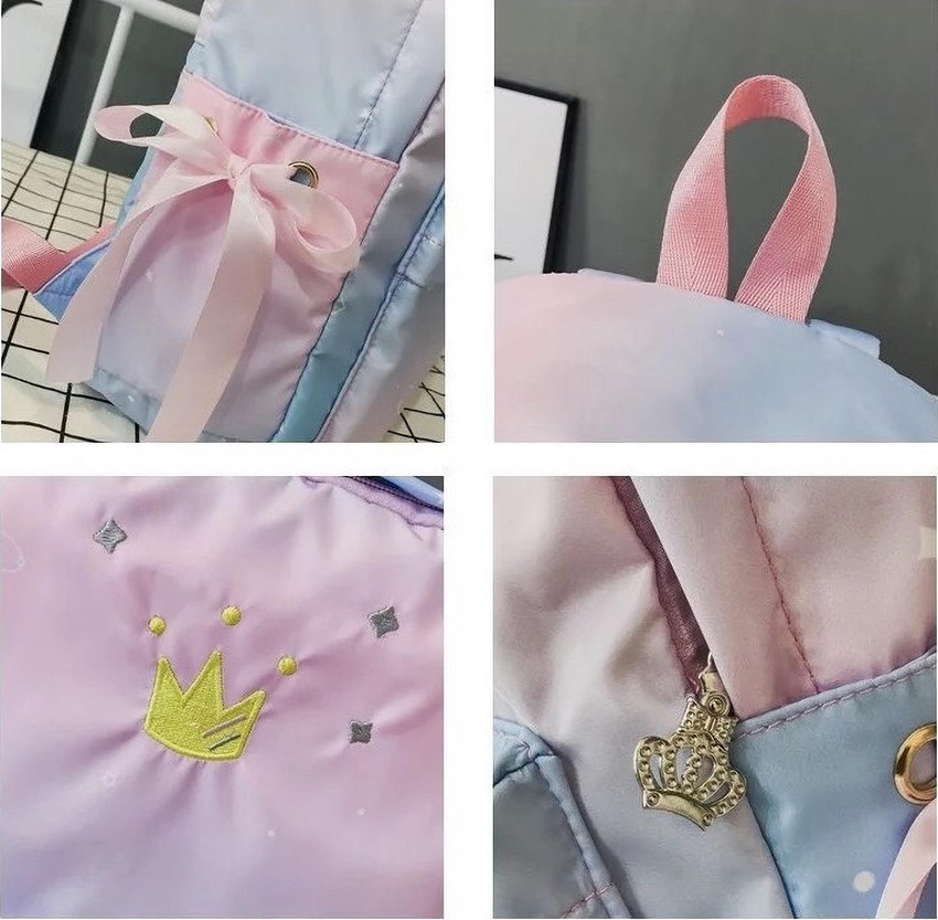 Crown detail bow tie backpack new arrivals