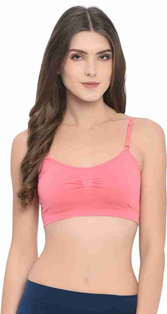 Piftif Women's Padded Full Coverage Quick Dry Wire Free Shockproof Racer  Back Sports Bra with Removable