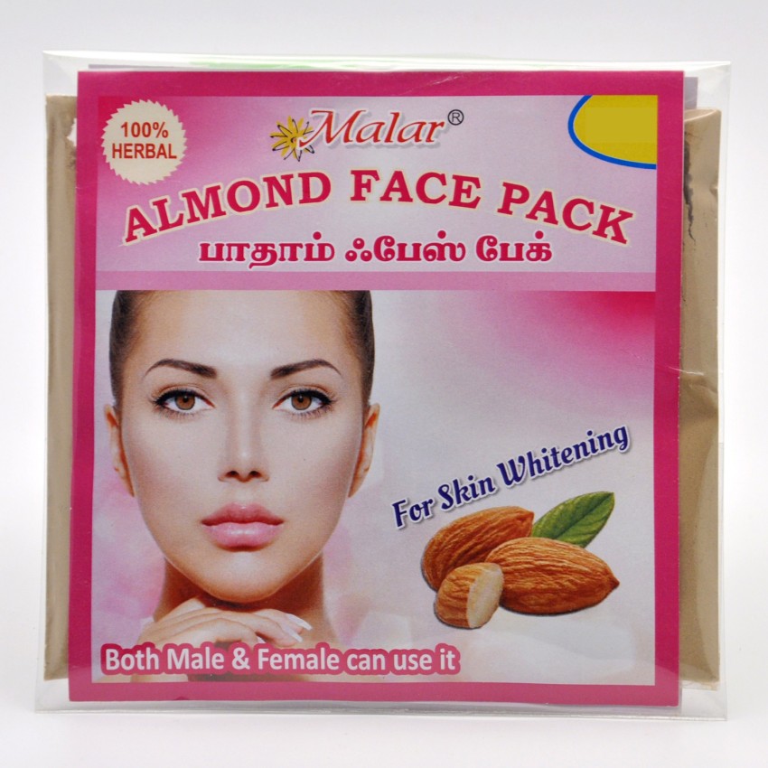 Malar herbals Almond face pack 40 gm Price in India Buy Malar