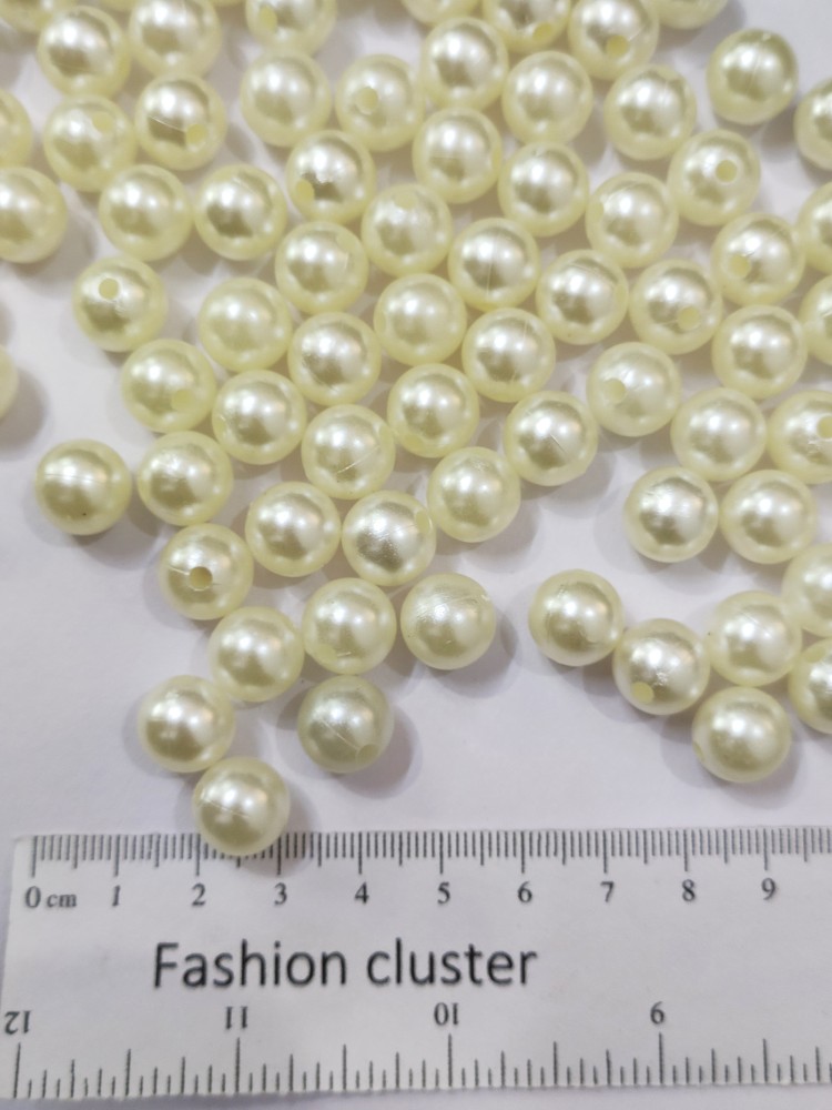 FASHION CLUSTER 12 mm Pearl Half Round For Making Jewellery ( 200 Pcs ) -  12 mm Pearl Half Round For Making Jewellery ( 200 Pcs ) . shop for FASHION  CLUSTER products in India.