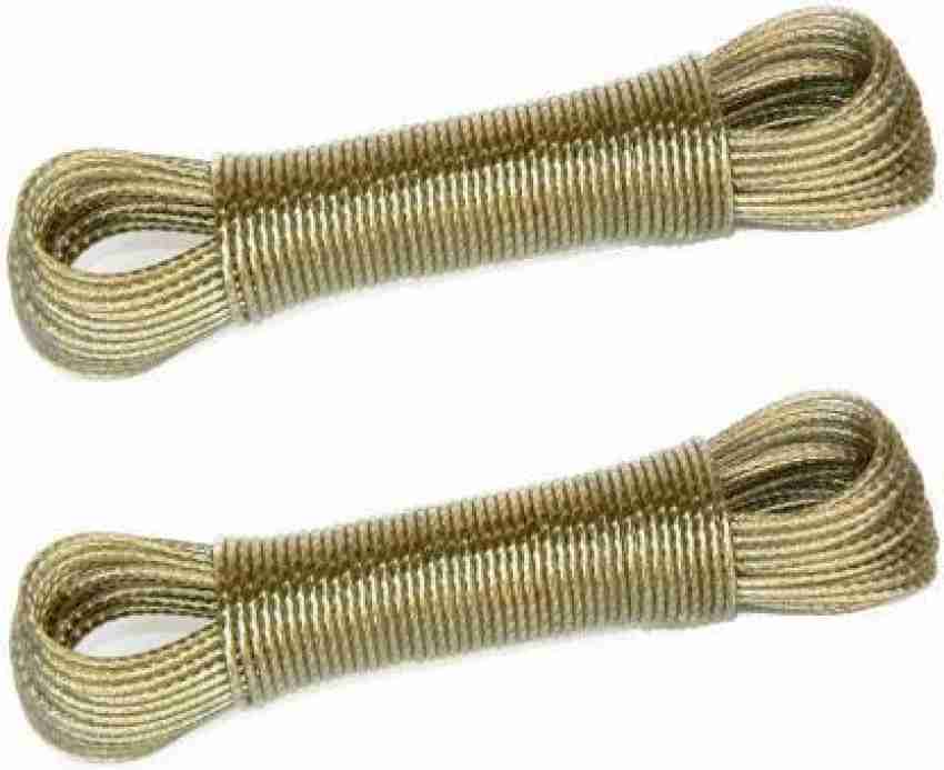 OSSDEN (Pack of 2) 20 Meter Cloth Hanging Rope For Drying Clothes PVC  Coated Copper, Plastic Clothesline Price in India - Buy OSSDEN (Pack of 2)  20 Meter Cloth Hanging Rope For
