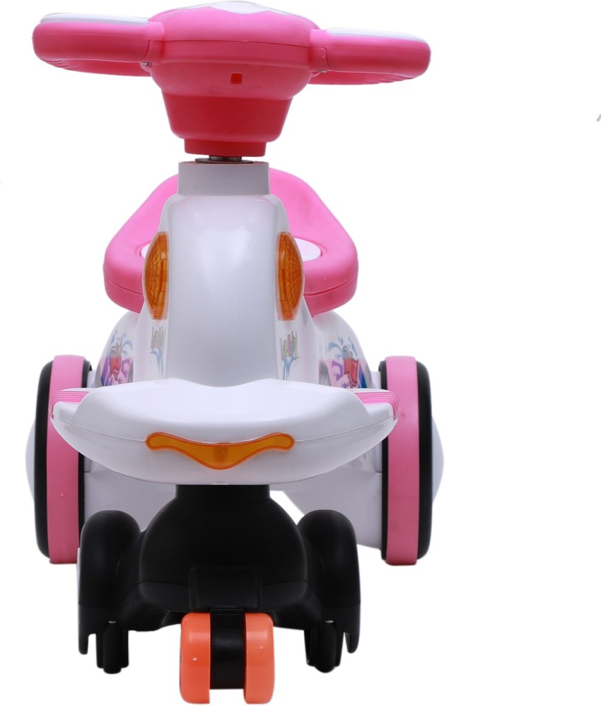 Love Baby Magic Twisting Car for Kids 1 Years to 5 Years Pink