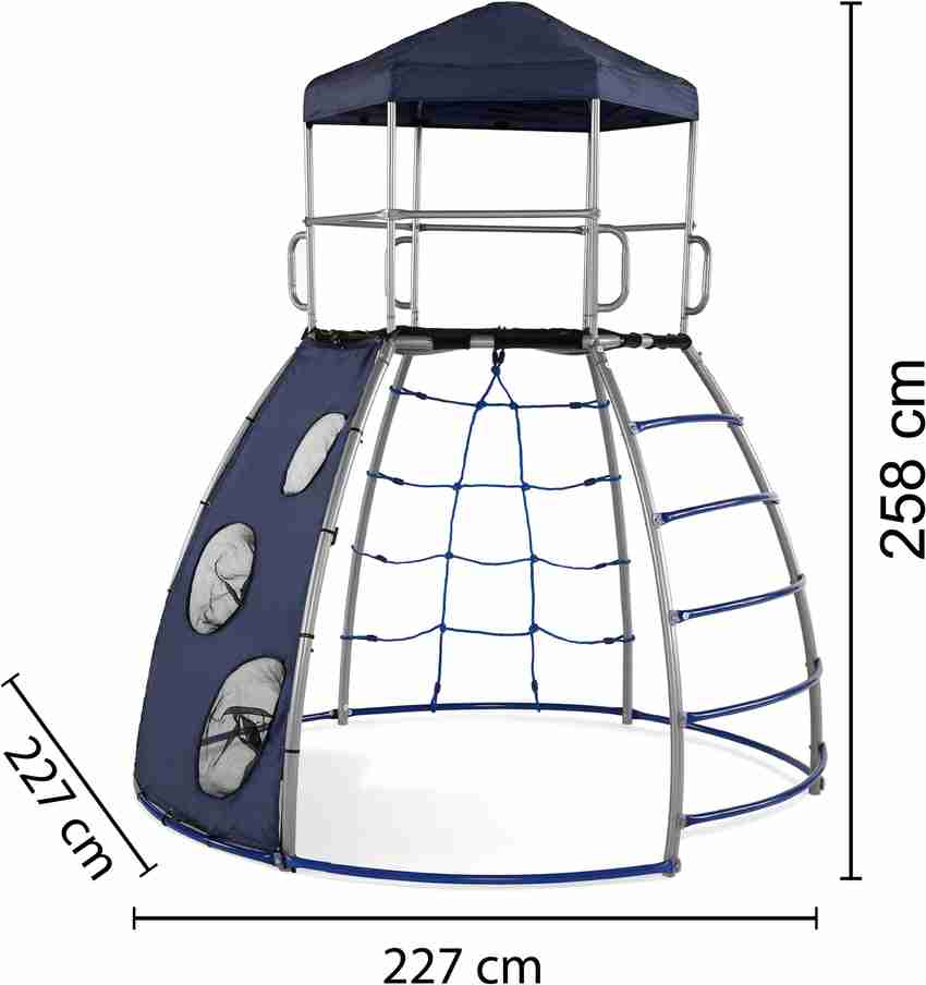 Metal dome climbing frame clearance