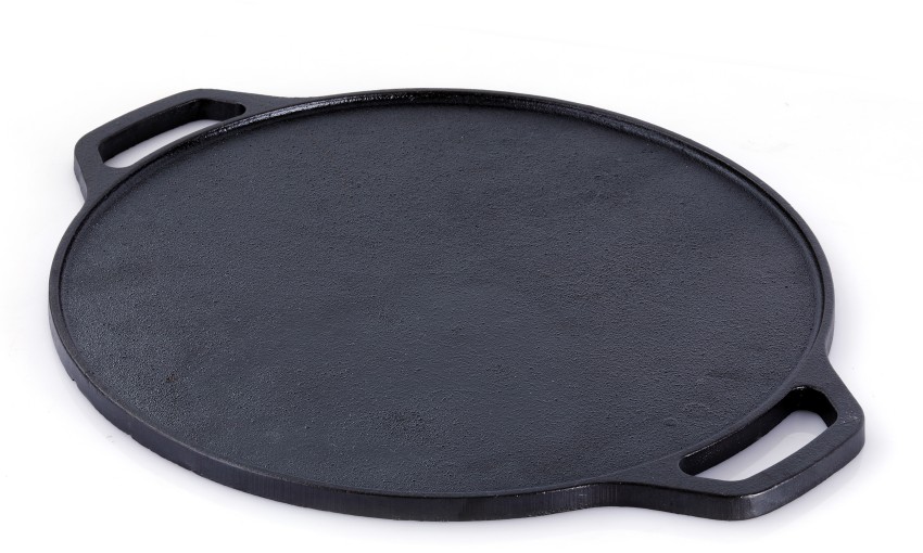 Trilonium Pre-Seasoned Cast Iron Dosa Tawa WHT10 , Diameter 10