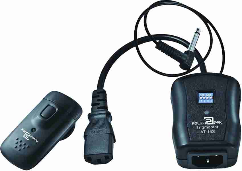 Powerpak AT-16S Wireless Studio Flash Trigger with Receiver Camera Remote  Control - Powerpak 