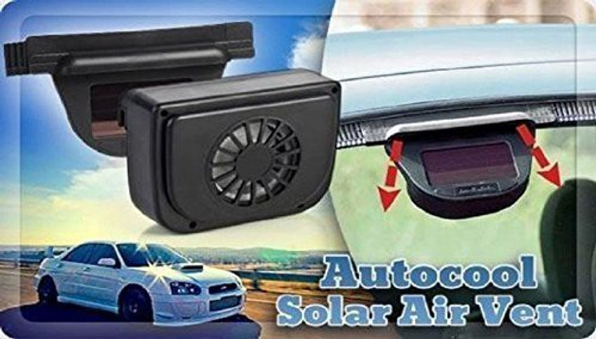 Auto cool discount solar fan