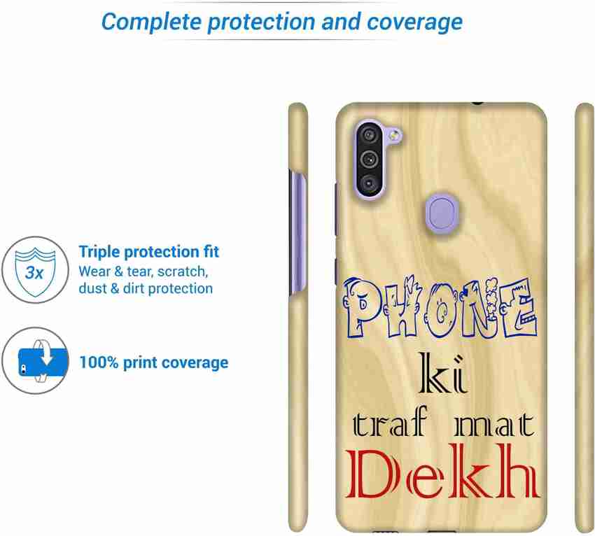 Samsung m11 deals back cover flipkart