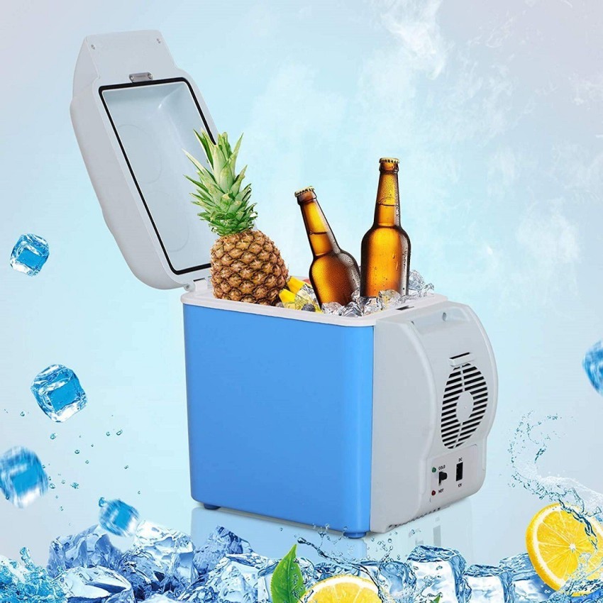 Hiki Ziki h-425 Mini Fridge Portable Electric Cooler Warmer Travel Cool Box  Refrigerator Freezer Table Top Fridge Ideal for Car Camping Picnic Small  Office Hotel 7.5L 7.5 L Car Refrigerator Price in