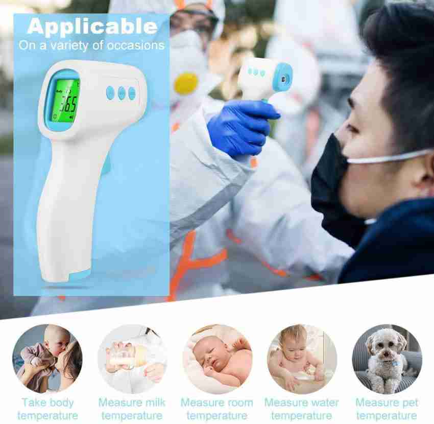 Thermometer for measuring body, room & milk temperature