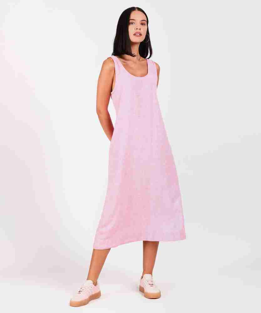 Marks and spencer pink dress best sale