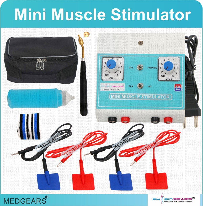 Mini Muscle Stimulator Machine Electrical Muscle Stimulator Two Channel EMS  Stimulator