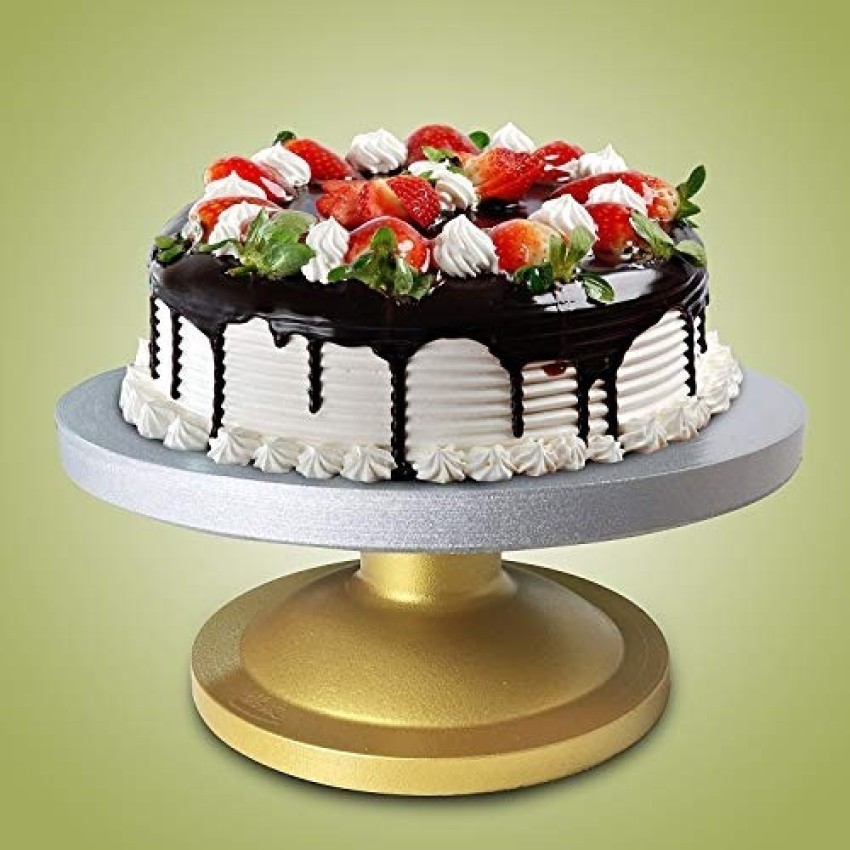 Rotating Cake Turntable, Turns Smoothly Revolving Cake Stand Cake  Decorating Kit Display Stand Baking Tools Accessories Supplies For Cupcake  - Temu