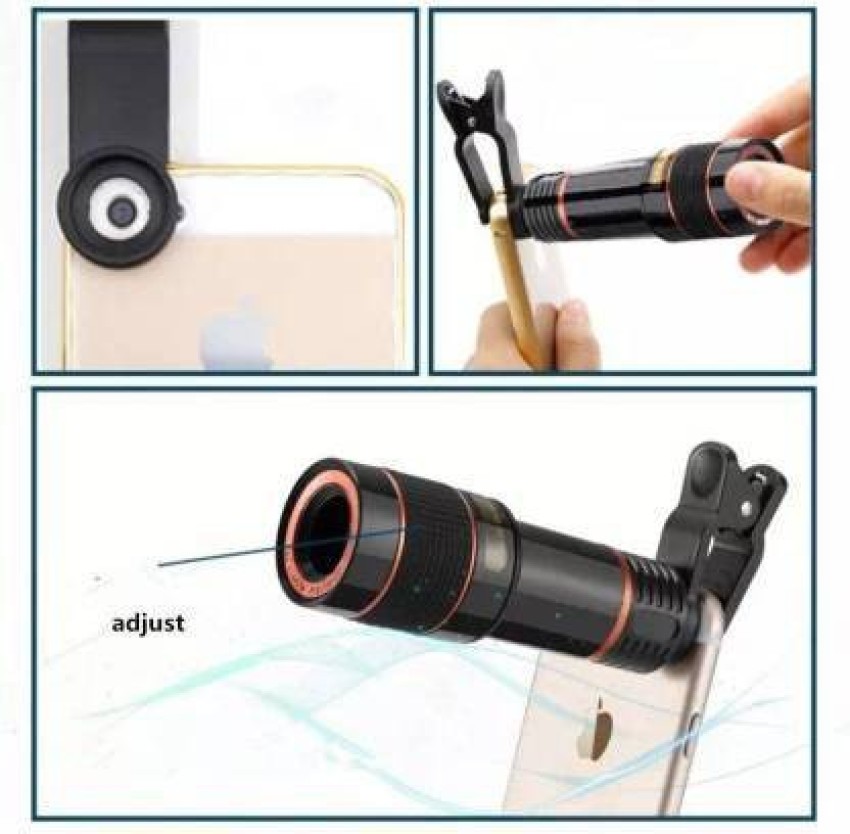 Meenasha 12x scope Compatible Lens in Black & Red Mobile Phone Lens Price  in India - Buy Meenasha 12x scope Compatible Lens in Black & Red Mobile  Phone Lens online at