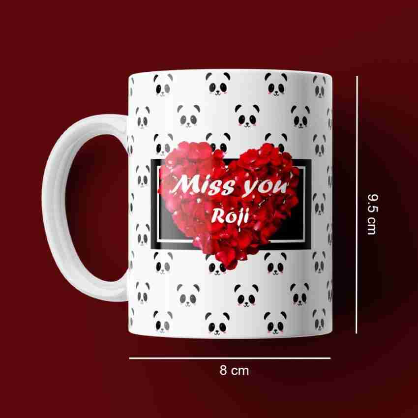  ROUJI Valentine's Day Funny Heart Print Couple