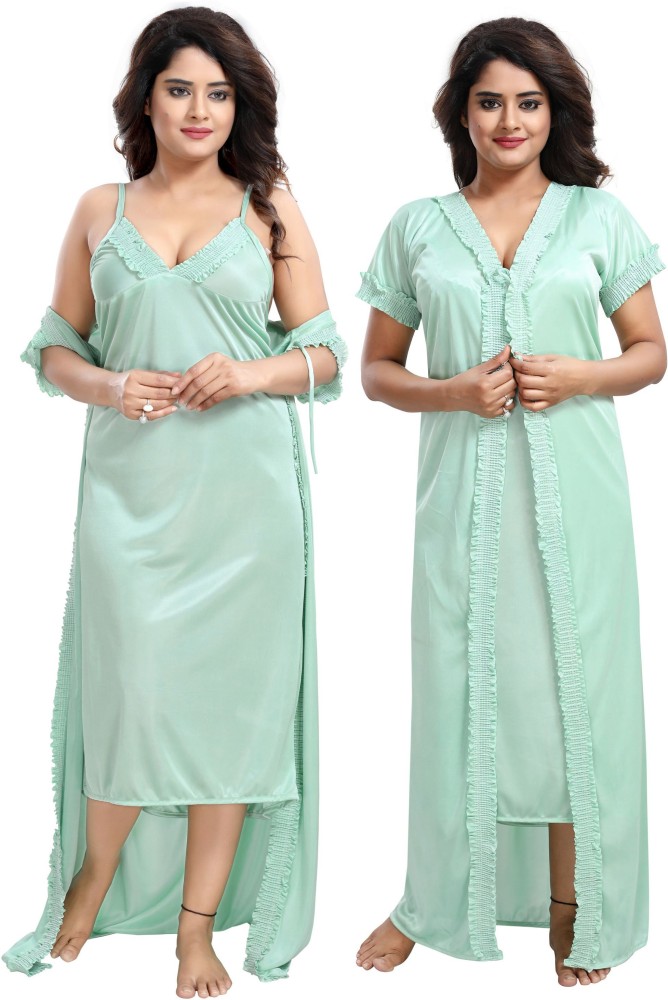 Satin nighty hot sale flipkart