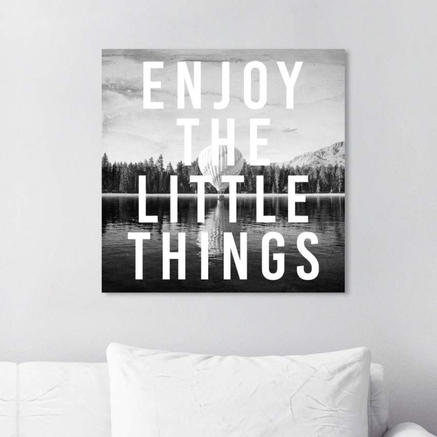 crystalsign Enjoy The View Inspirational Quotes Wall Art Canvas