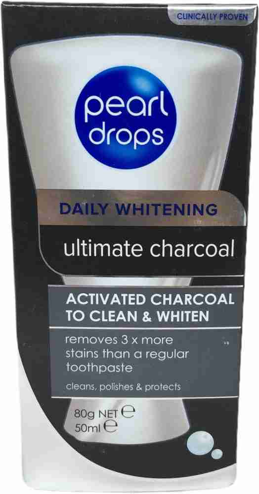 Pearl Drops Daily Whitening Ultimate Charcoal Remove 3x Stains Toothpaste -  Buy Baby Care Products in India