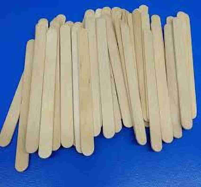 Wooden Ice Cream Sticks for DIY Crafts Project Work,Popsicle Spoon