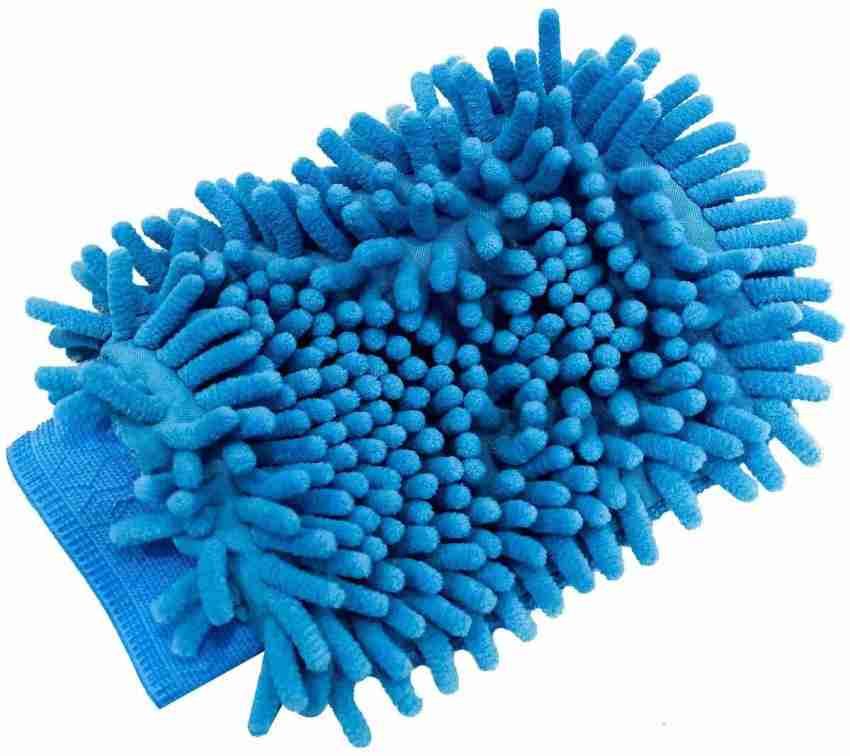 Sufanic Reusable Car Premium Clay Mitt Glove for Detailing Polish Clay Bar Blue 5.5*8.7 inch