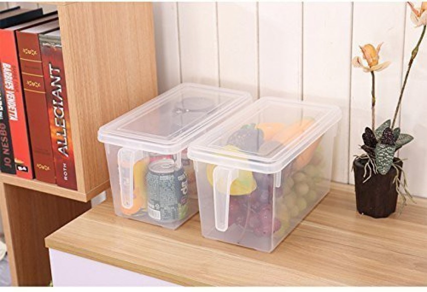 savaan Plastic 4PCS 1500MLFridge Food Storage 4PCS Airtight small storage  box ( PACK OF 8 ) Storage Basket Price in India - Buy savaan Plastic 4PCS  1500MLFridge Food Storage 4PCS Airtight small