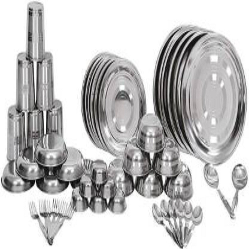 Steel dinner set homeshop18 sale