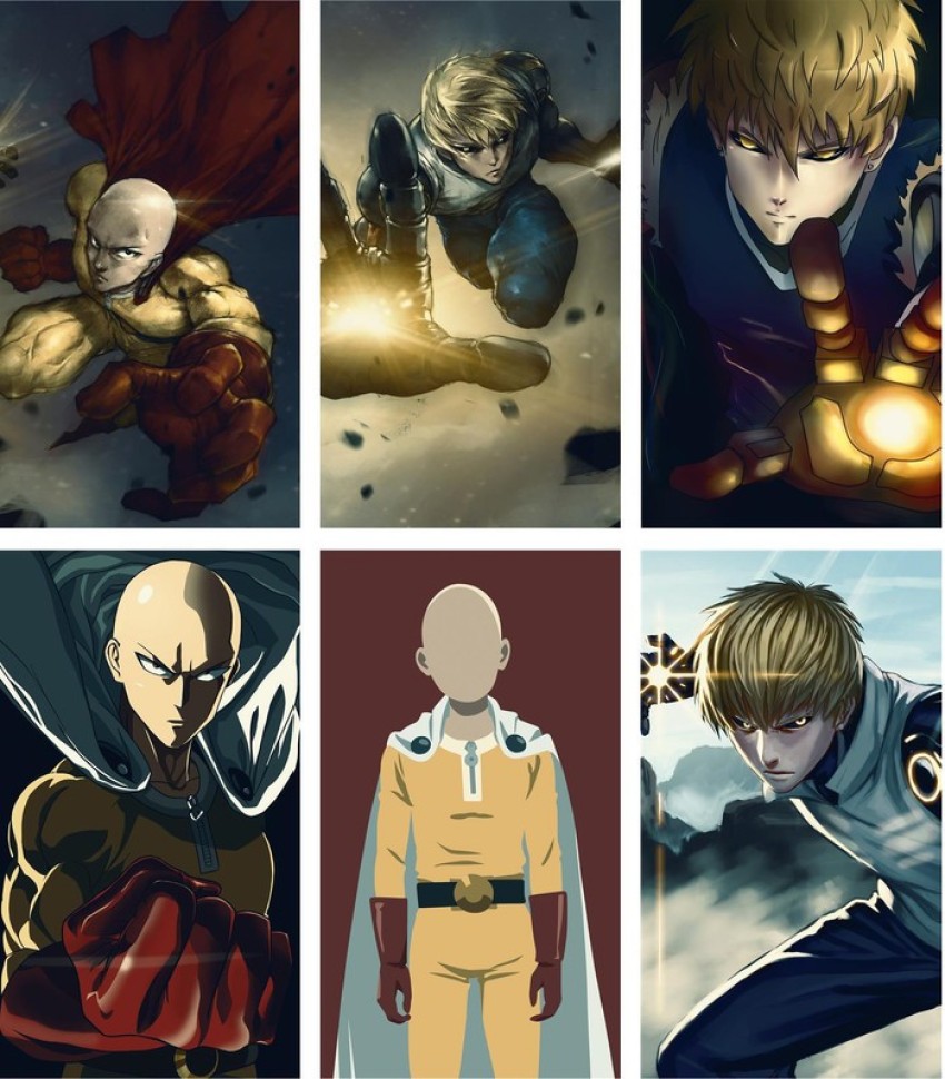 pack of 6 one punch poster anime room posters(no need of tape) Paper Print  - Animation & Cartoons posters in India - Buy art, film, design, movie,  music, nature and educational paintings/wallpapers