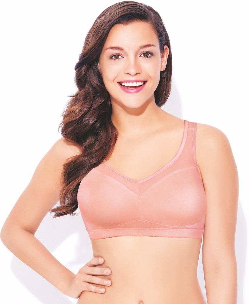 Enamor A112 Full Support Minimizer Cotton Bra for Women Non-Padded,  Non-Wired & Full Coverage with Seamless Cup Pack of 2