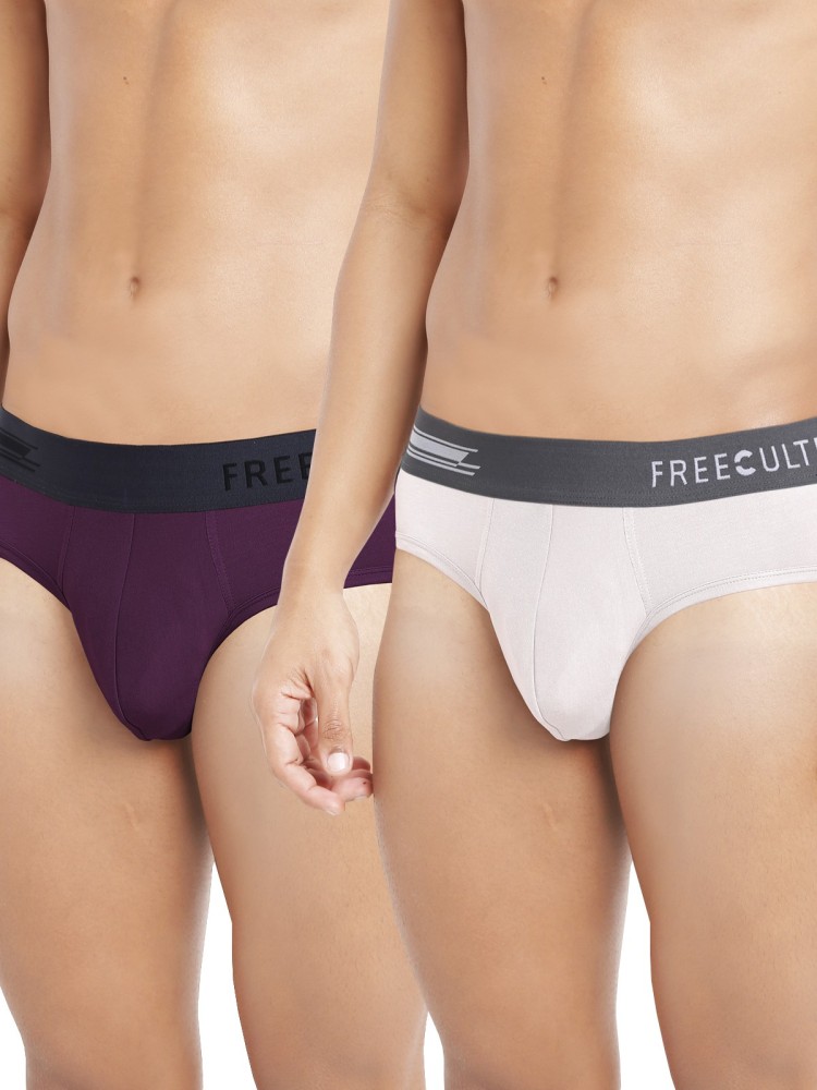 FREECULTR Men's Underwear Multipack Micromodal Airsoft Brief (Ash