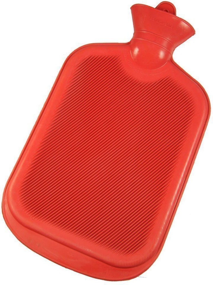 Rubber Hot Water Bottle - 2 litres (Red)