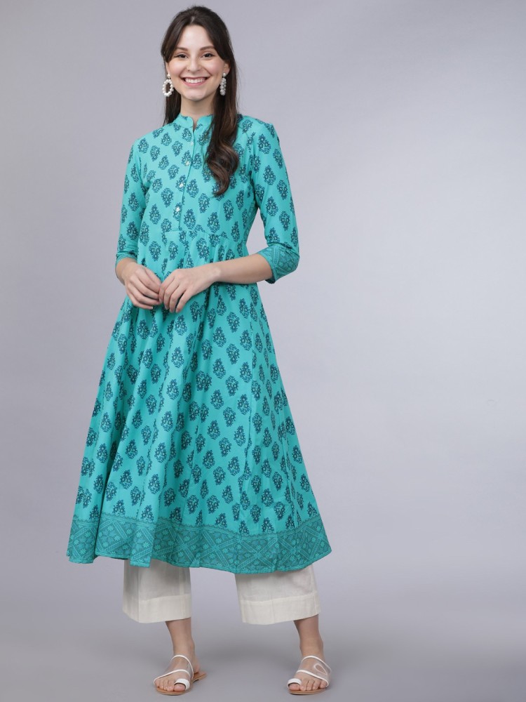 Blue kurta 2025 matching leggings