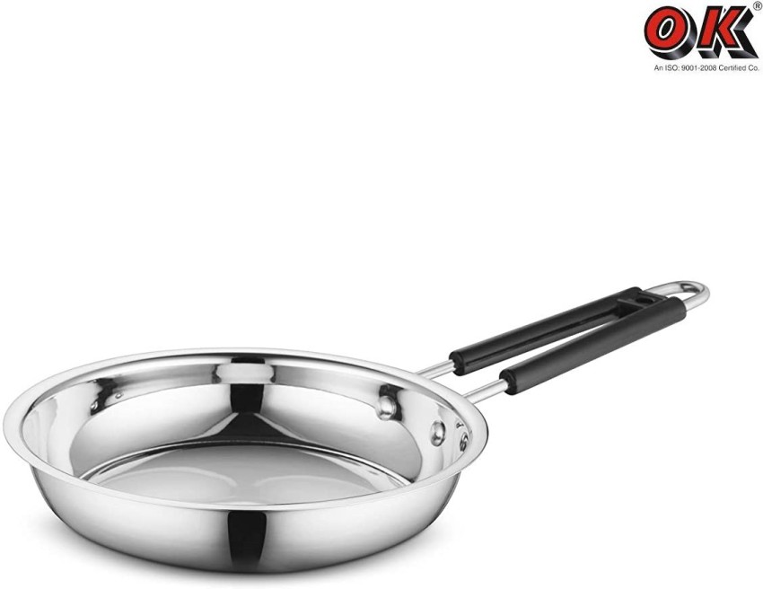 Meyer Trivantage Nickel Free Stainless Steel Triply Cookware Frypan, Steel  Pan For Cooking, Fry Pan Tri Ply With Heavy Bottom, Small Frying Pan