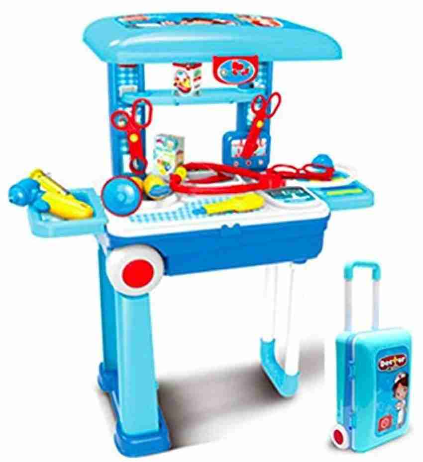 Amaflip children s play toys twist trolley case workbench 2 in 1