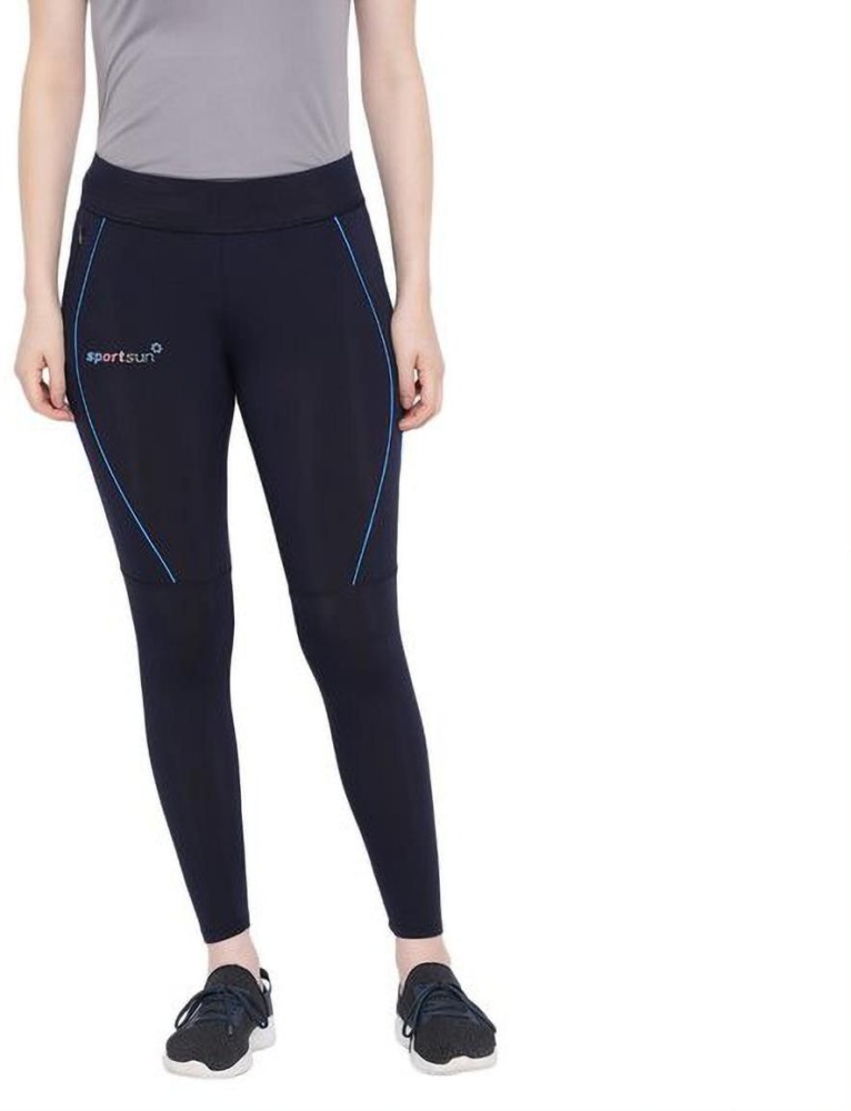 Sport Sun Solid Women Blue Track Pants - Buy Sport Sun Solid Women