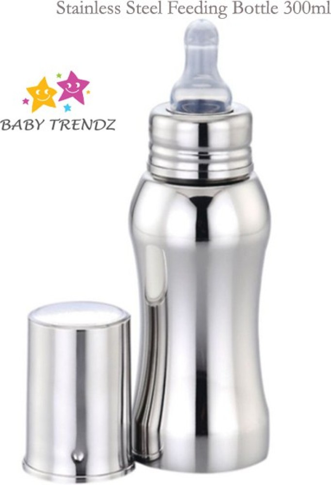 300ml Baby Bottle Thermos Stainless Steel Feeding Bottle 2-in-1