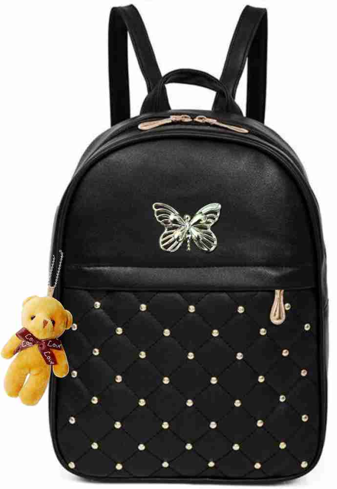 Cpink MAA-BUTTERFLY-BLACK 15 L Backpack Black - Price in India