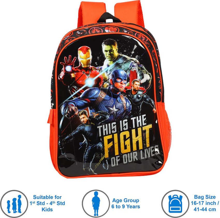 Avengers Endgame Fight for Lives Primary 1st 4th Std School Bag School Bag Flipkart