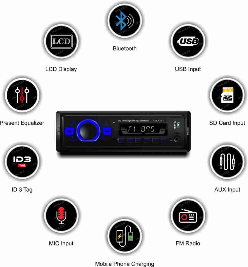 Car stereo with usb port and bluetooth sale