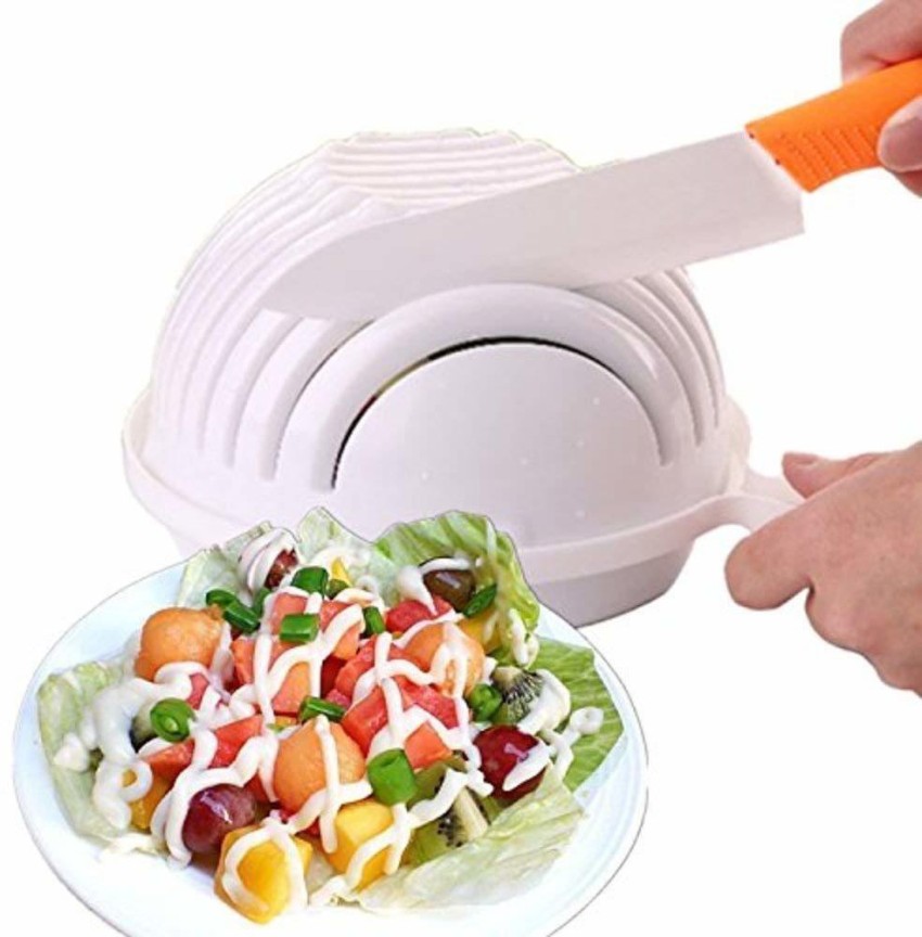 ActrovaX Salad Maker Cutting Bowl Vegetable & Fruit Chopper Price in India  - Buy ActrovaX Salad Maker Cutting Bowl Vegetable & Fruit Chopper online at