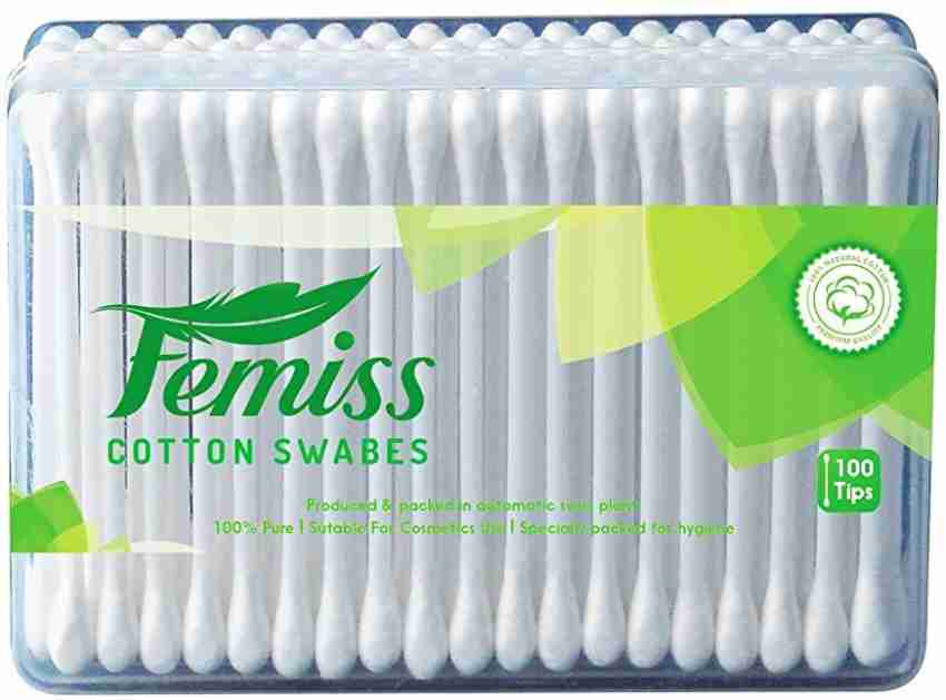 Cotton Swab, White 100-pack, Eco Friendly