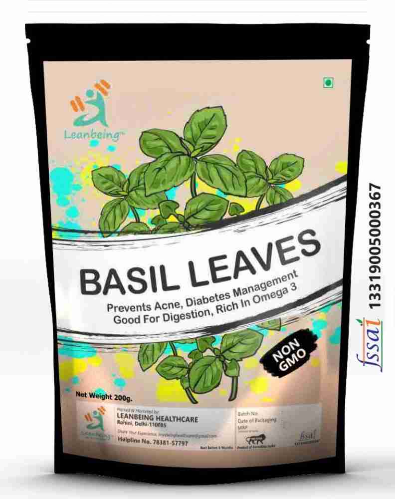 LEANBEING Leanbeing Basil Leaves For Seasoning and Teas Price in